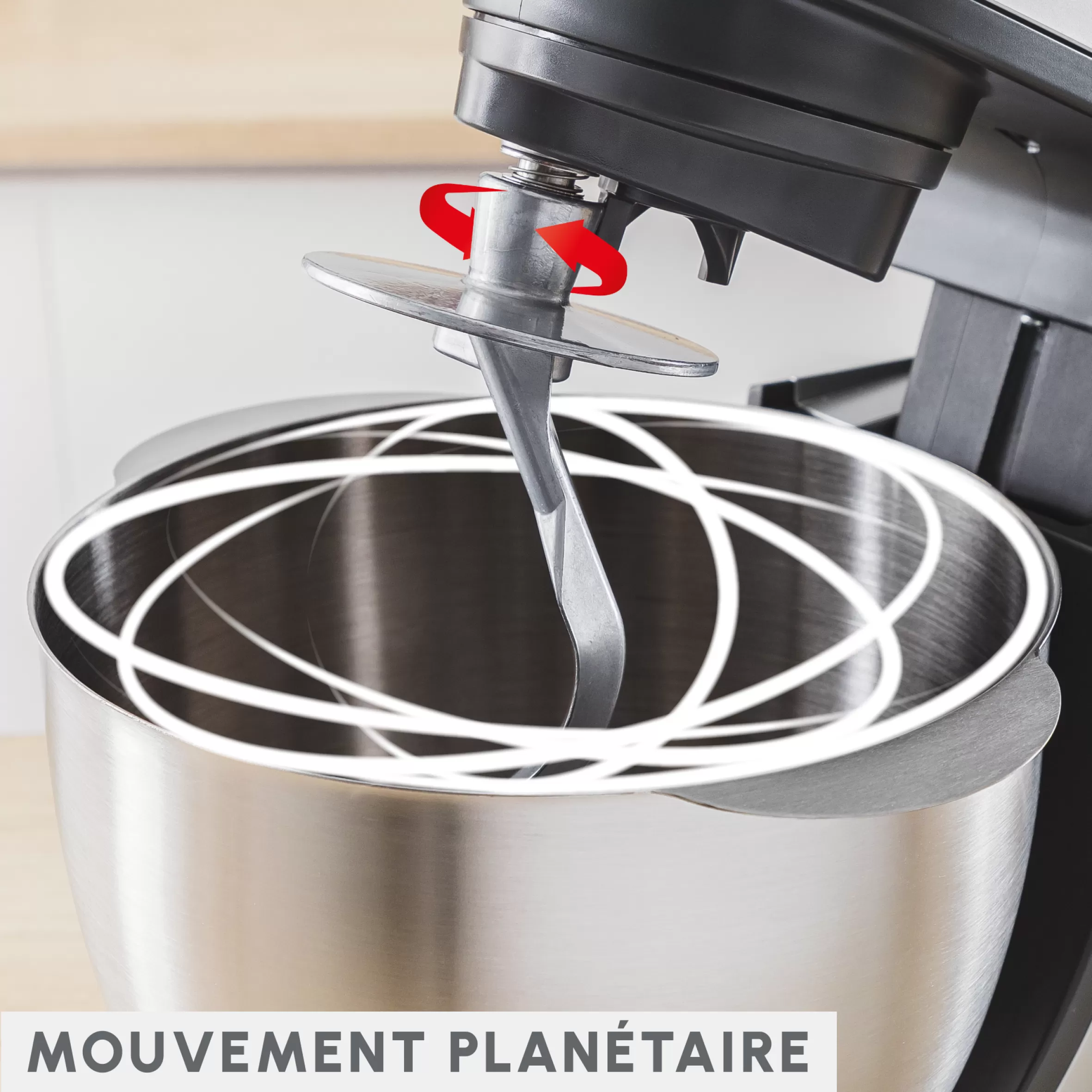 Moulinex Gebakrobots<Bake Essential Pastry Robot, kom van 4,8 l, gebaksset, 800 W