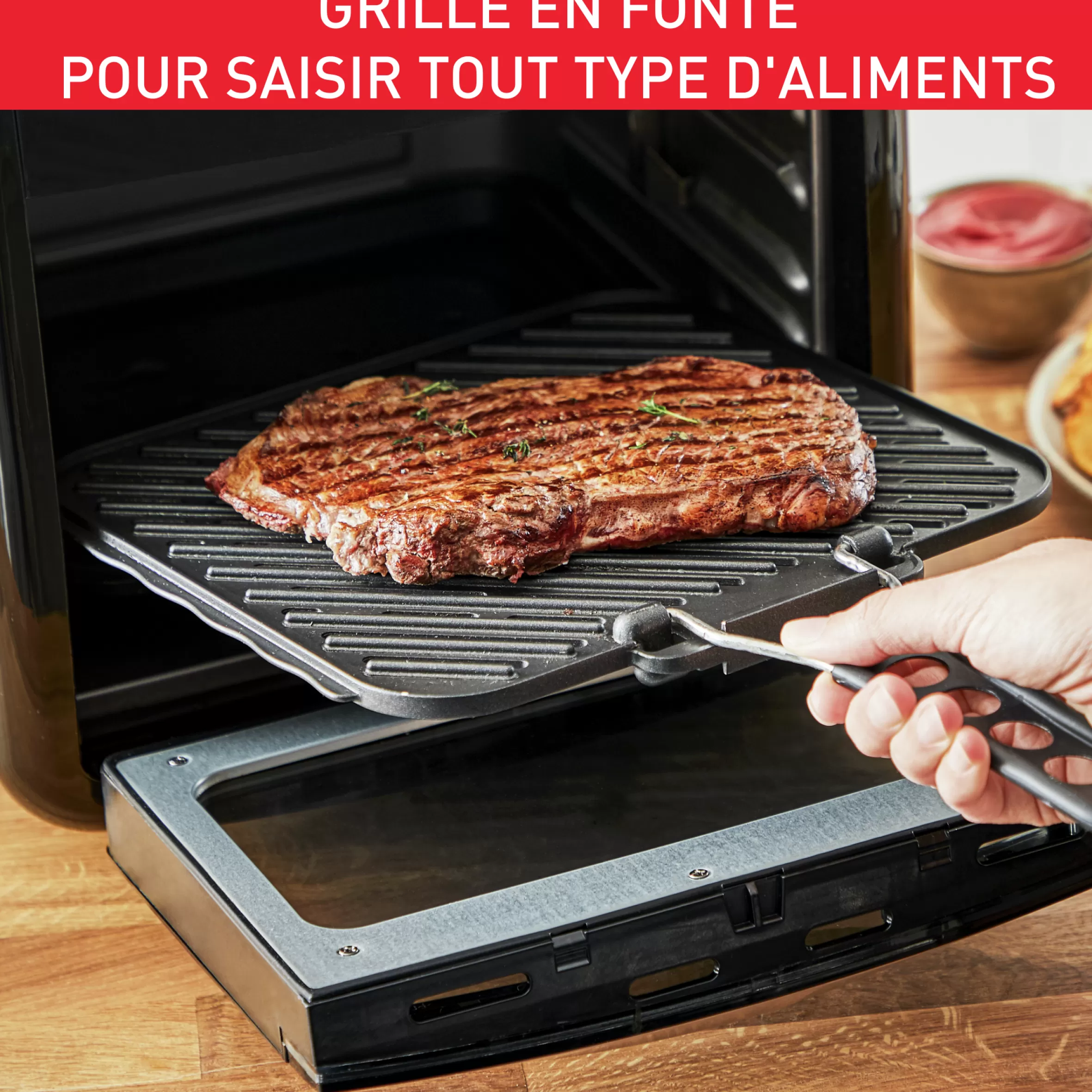 Moulinex Olievrije friteuses<Easy Fry multifunctionele 9-in-1 en grill, olievrije friteuse, 11 l, 8 programma's, luchtfriteuse