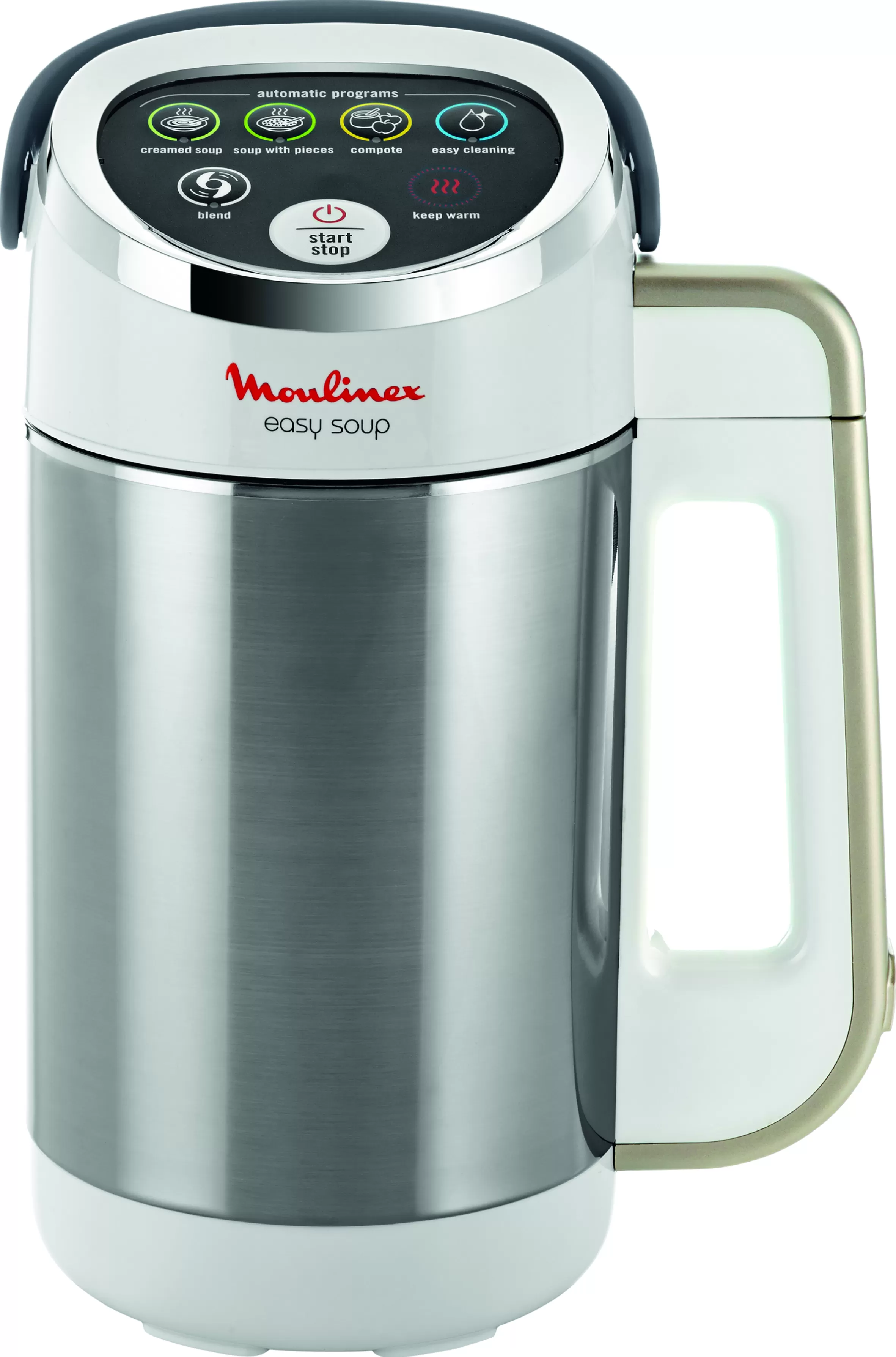 Moulinex Verwarmde blenders en soepmakers<Easy Soup 1000 W Wit En Zilver