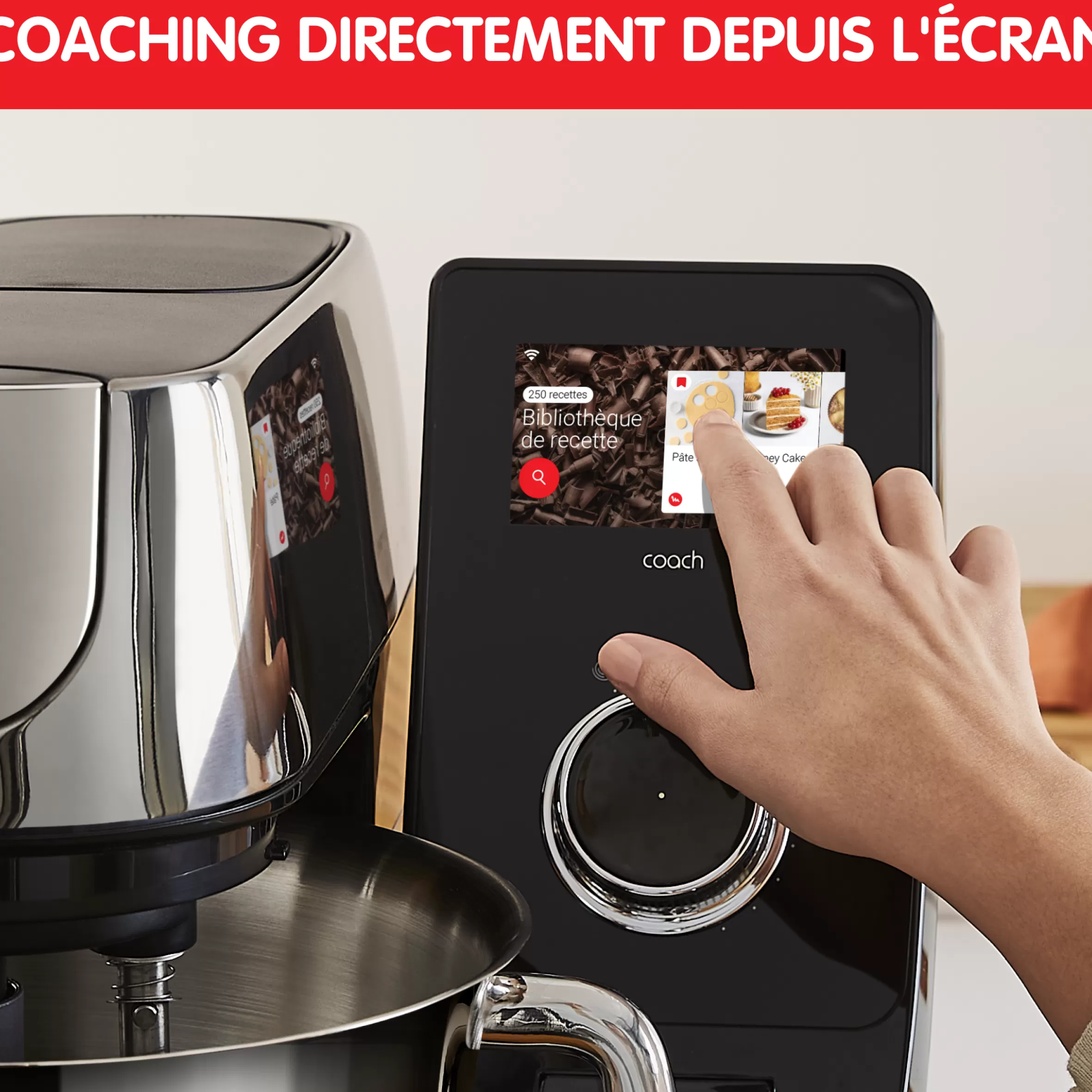 Moulinex Gebakrobots<I-Coach Touch, Connected Pastry Robot, 21 programma's, coaching op het scherm, Balans