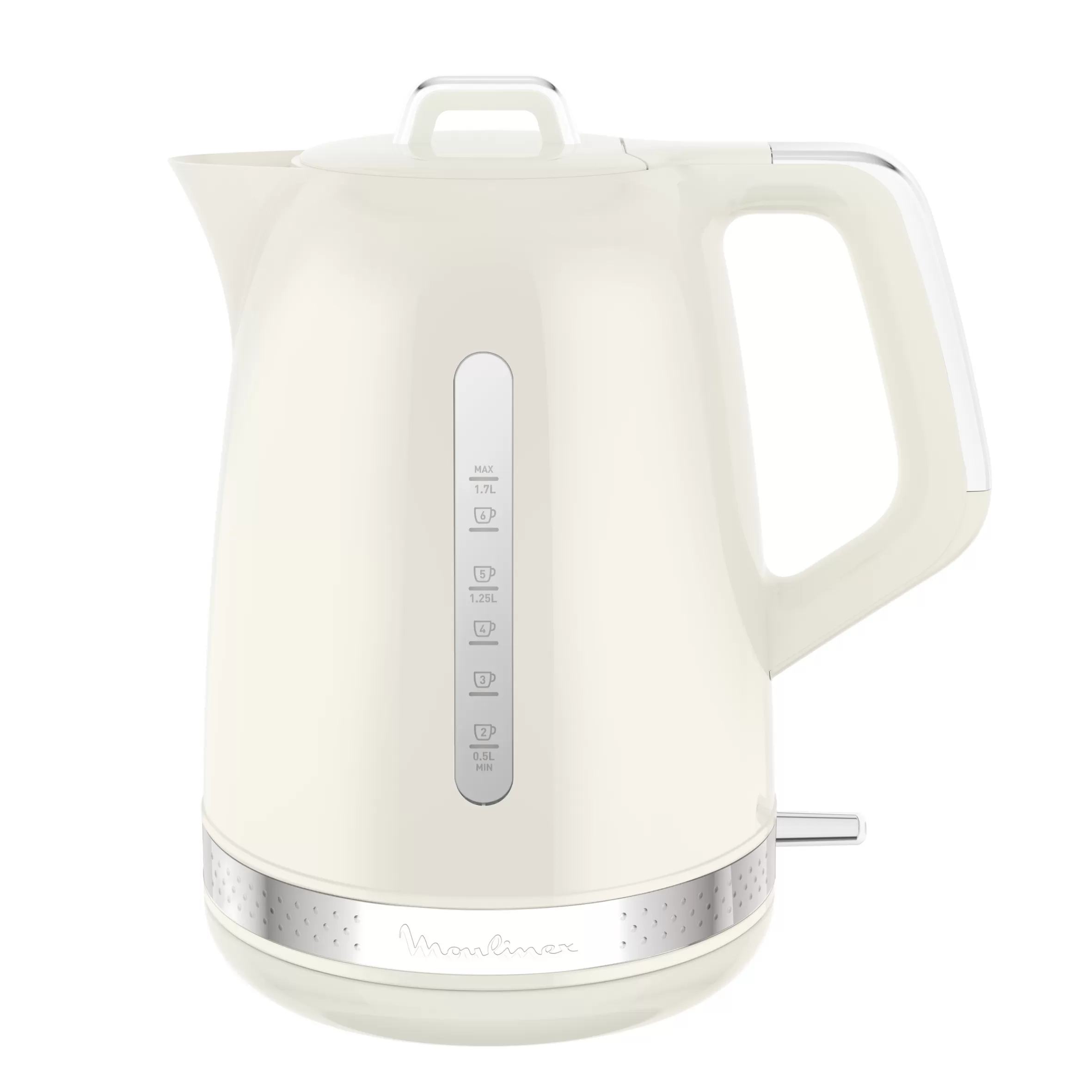 Moulinex Waterkokers<Soleil Ivory waterkoker, 1,7 liter, retro vintage design